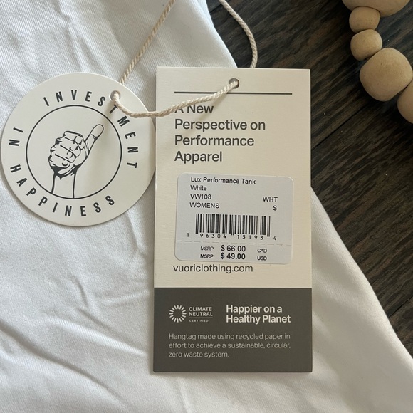 White Racerback Tank Top - Picture 4 of 4